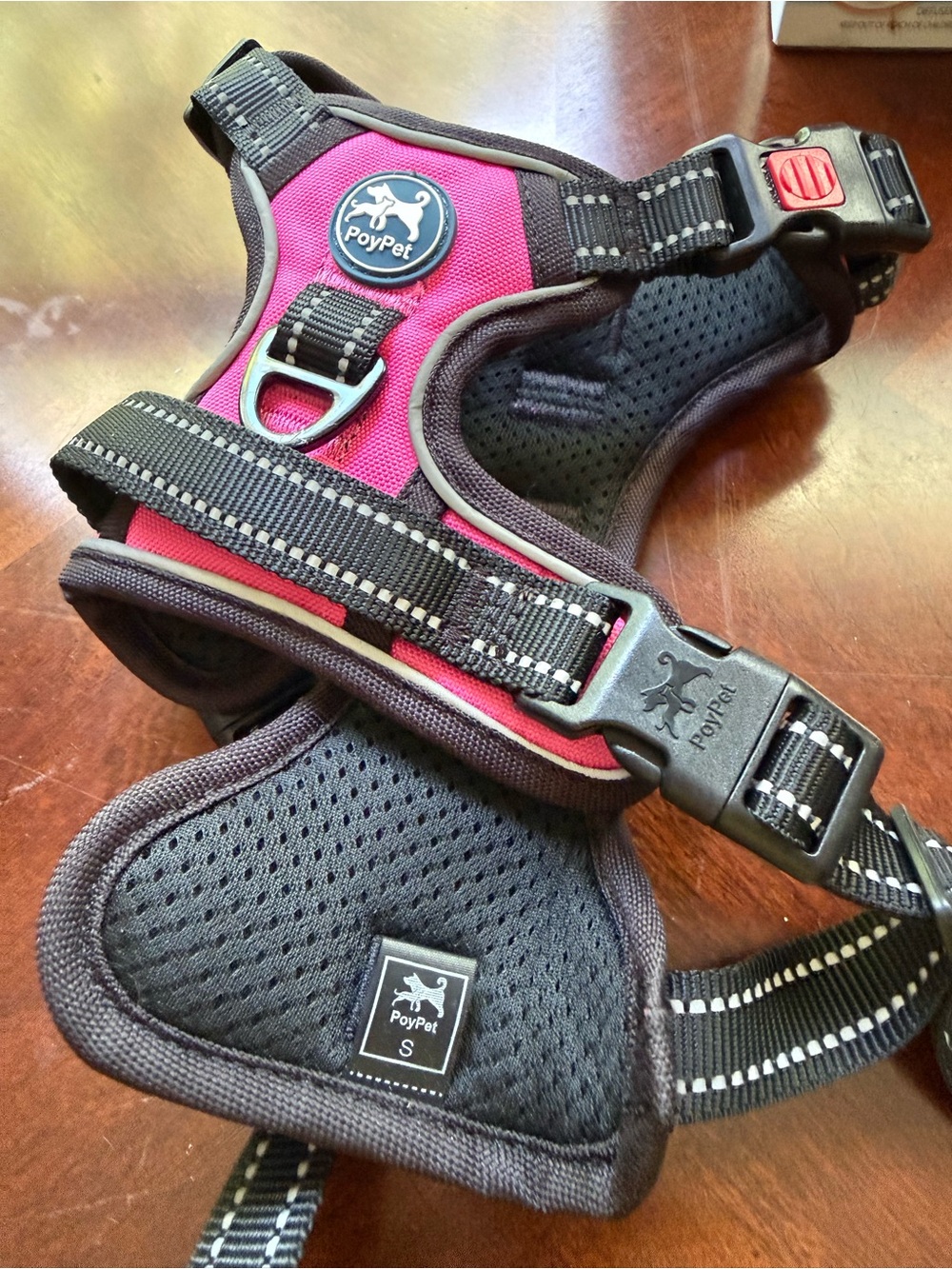 Pink Reflective Comfort Dog Harness - Picture 2 of 6